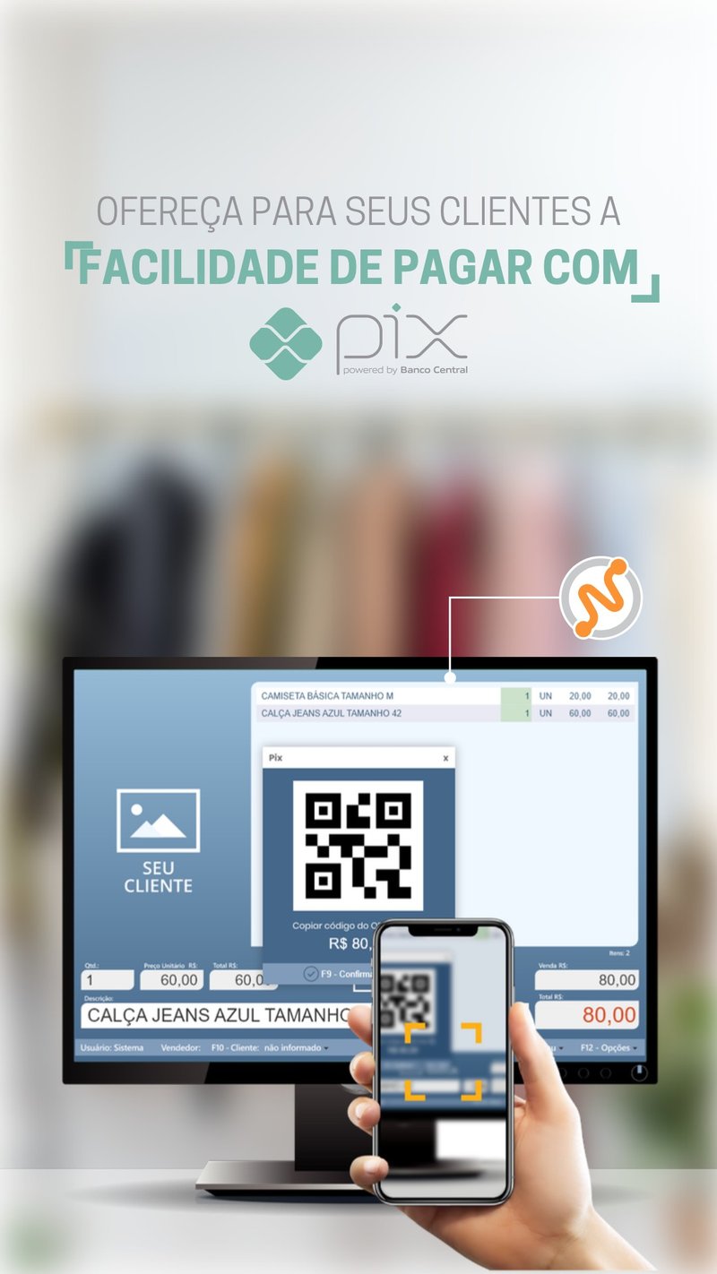 Pagamento com Pix no Sistema Link